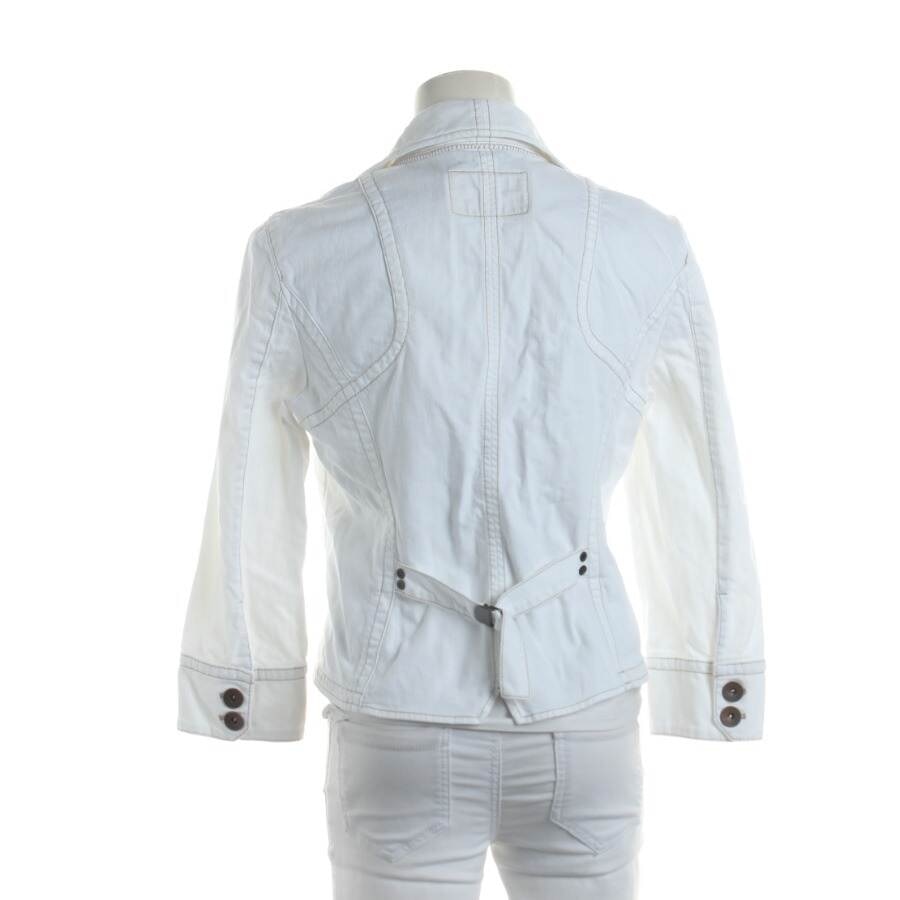 Image 2 of Jeans Jacket 40 White in color White | Vite EnVogue