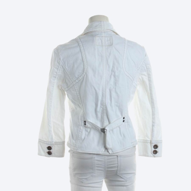 Image 2 of Jeans Jacket 40 White in color White | Vite EnVogue