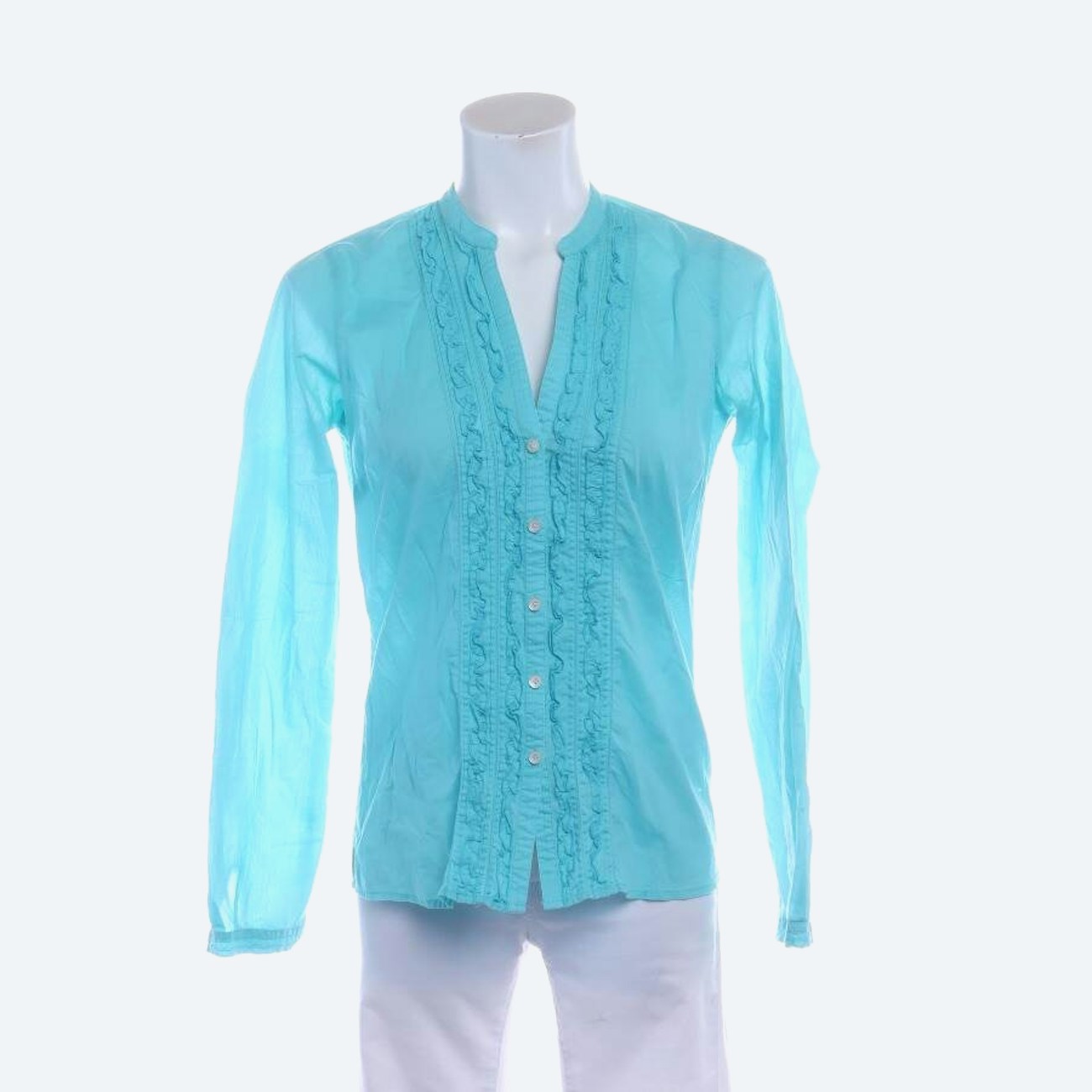 Image 1 of Shirt 36 Turquoise in color Blue | Vite EnVogue