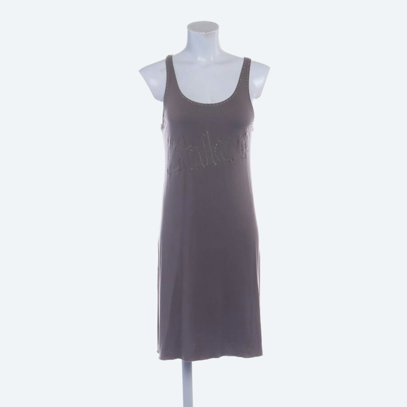 Image 1 of Dress 44 Brown in color Brown | Vite EnVogue