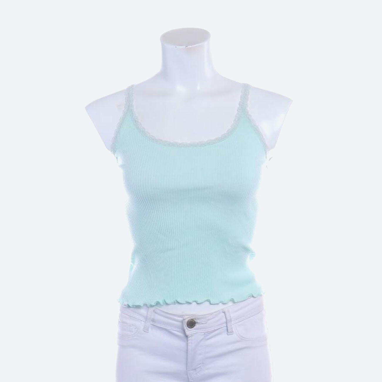 Image 1 of Top S Mint Green in color Green | Vite EnVogue