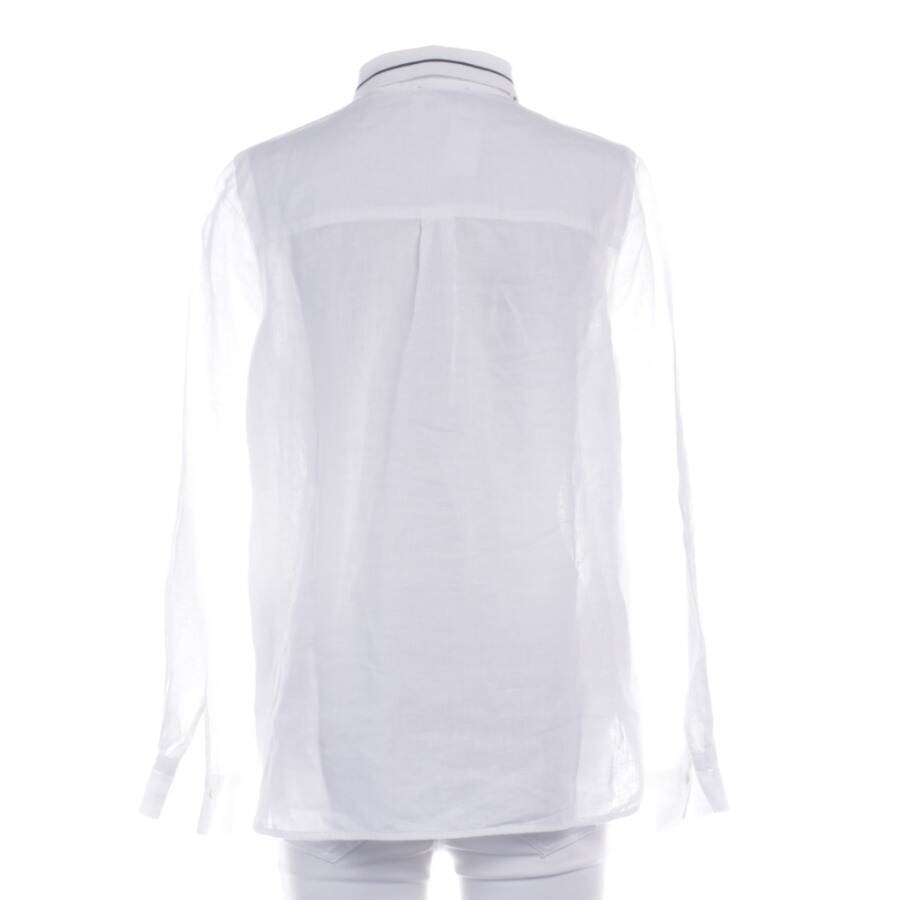 Image 2 of Linen Blouse 34 White in color White | Vite EnVogue