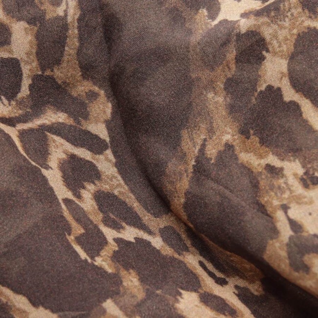 Image 3 of Silk Dress M Dark Brown in color Brown | Vite EnVogue