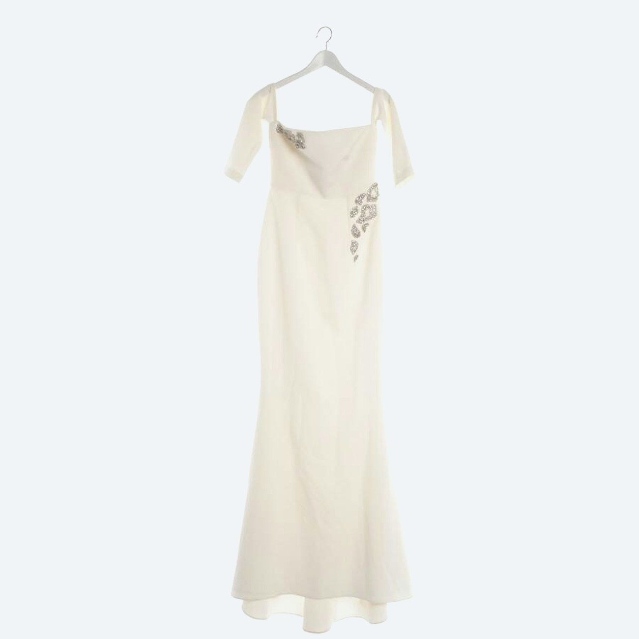 Image 1 of Wedding Dress 36 Cream in color White | Vite EnVogue