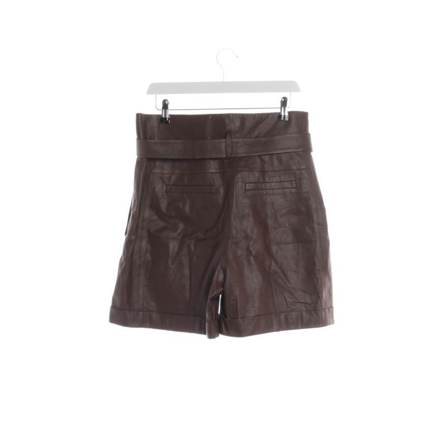 Image 2 of Leather Shorts 36 Brown in color Brown | Vite EnVogue
