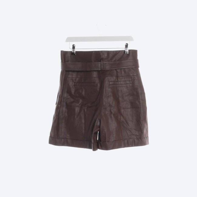 Image 2 of Leather Shorts 36 Brown in color Brown | Vite EnVogue
