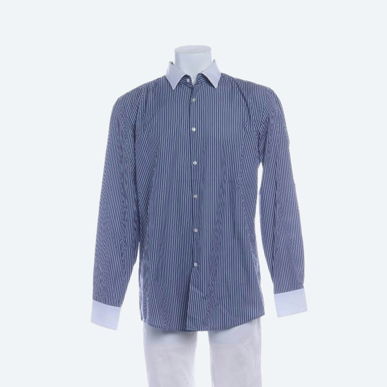 Image 1 of Casual Shirt 44 Navy in color Blue | Vite EnVogue