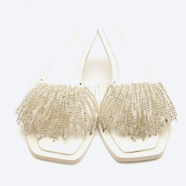 Image 2 of Heeled Sandals EUR 37 White in color White | Vite EnVogue