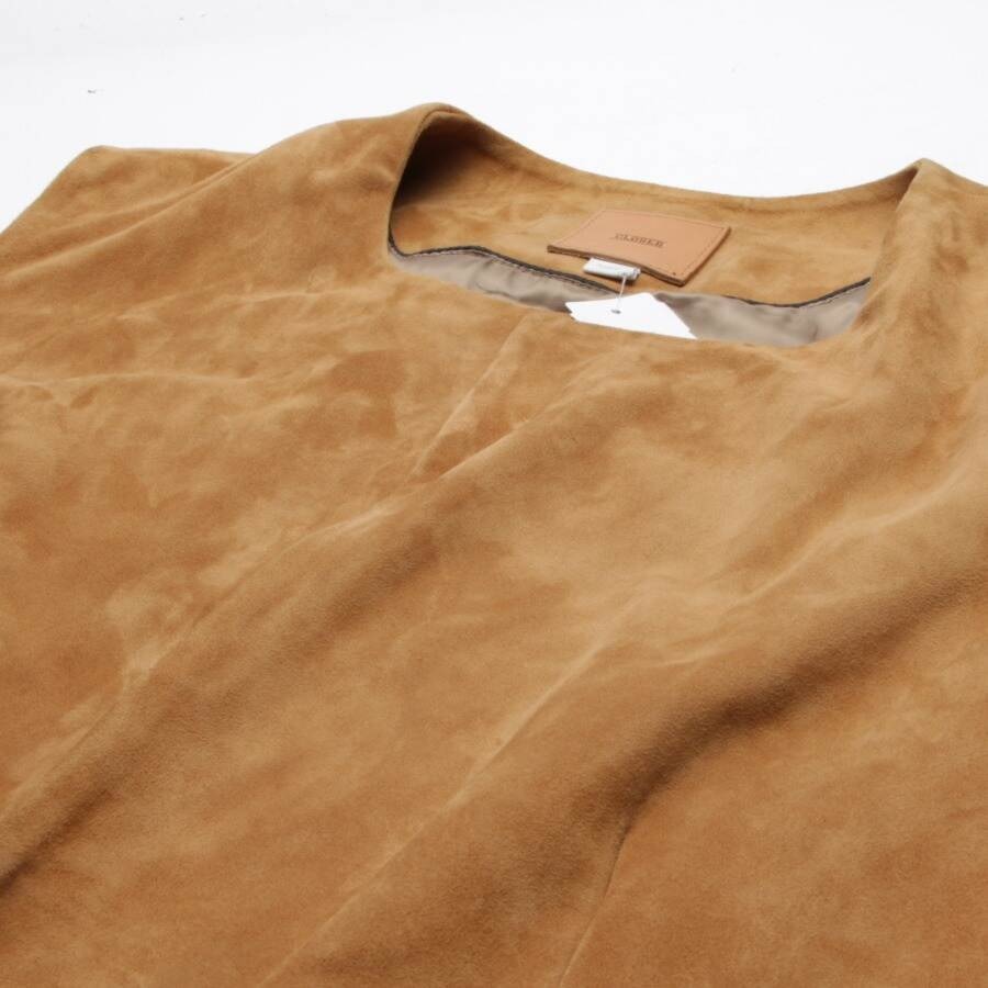 Image 3 of Leather Vest M Light Brown in color Brown | Vite EnVogue