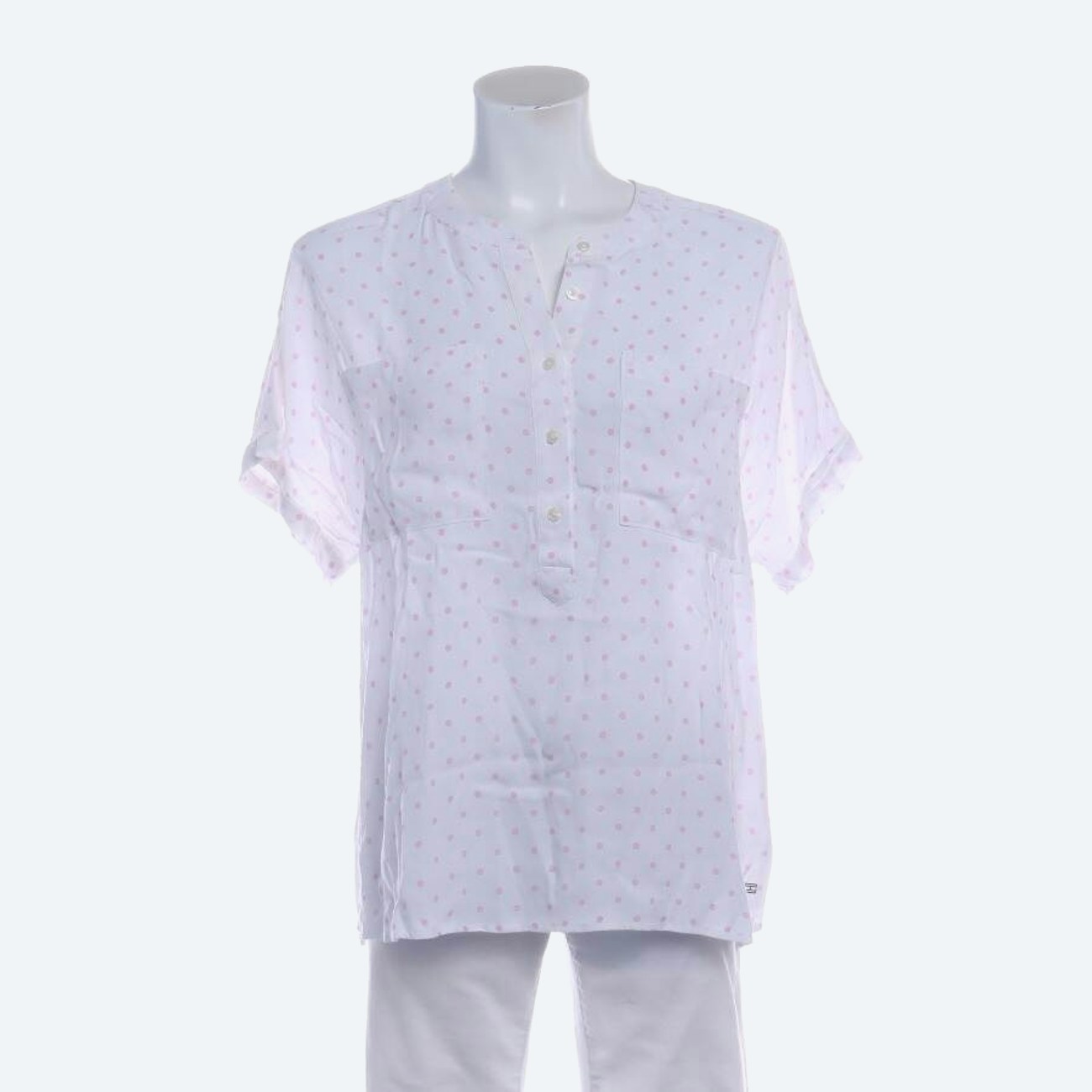 Image 1 of Shirt Blouse 42 White in color White | Vite EnVogue