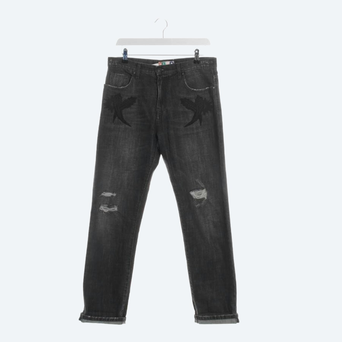 Bild 1 von Jeans Boyfriend 34 Grau in Farbe Grau | Vite EnVogue