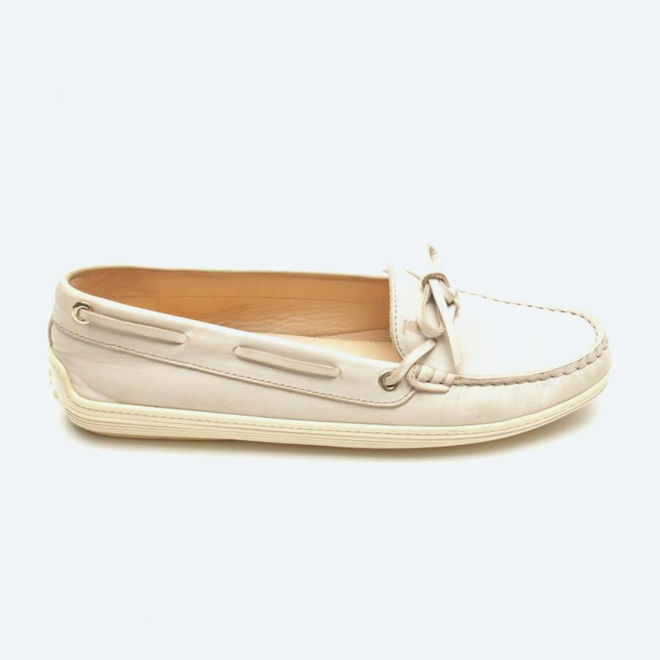 Image 1 of Loafers EUR 37.5 Beige in color White | Vite EnVogue