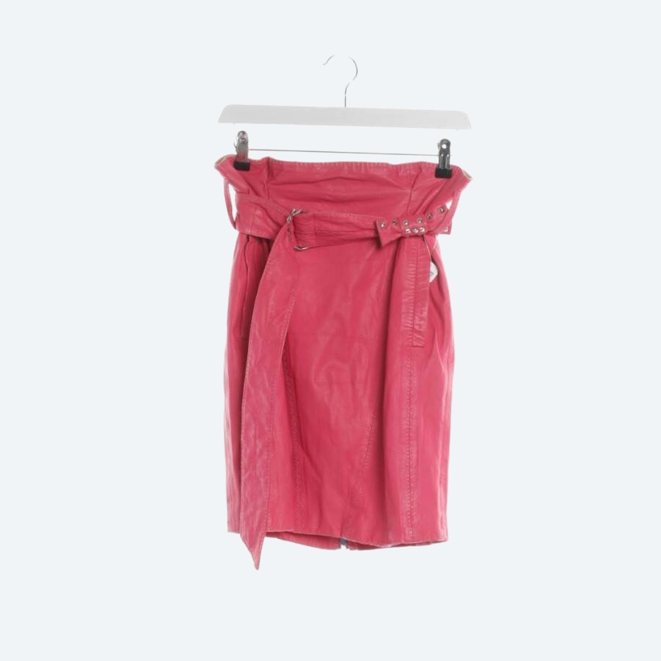 Image 1 of Leather Skirt 36 Pink in color Pink | Vite EnVogue
