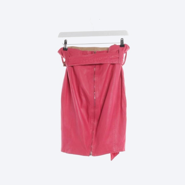 Image 2 of Leather Skirt 36 Pink in color Pink | Vite EnVogue