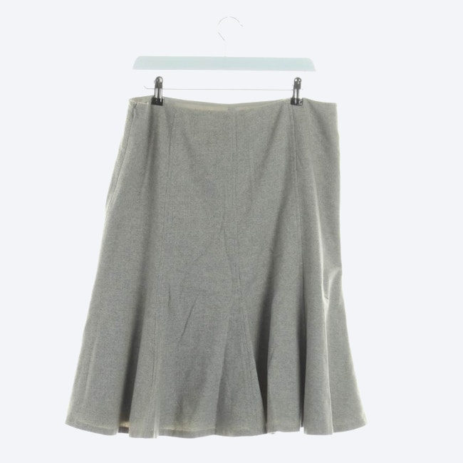 Image 2 of Wool Skirt 42 Light Gray in color Gray | Vite EnVogue