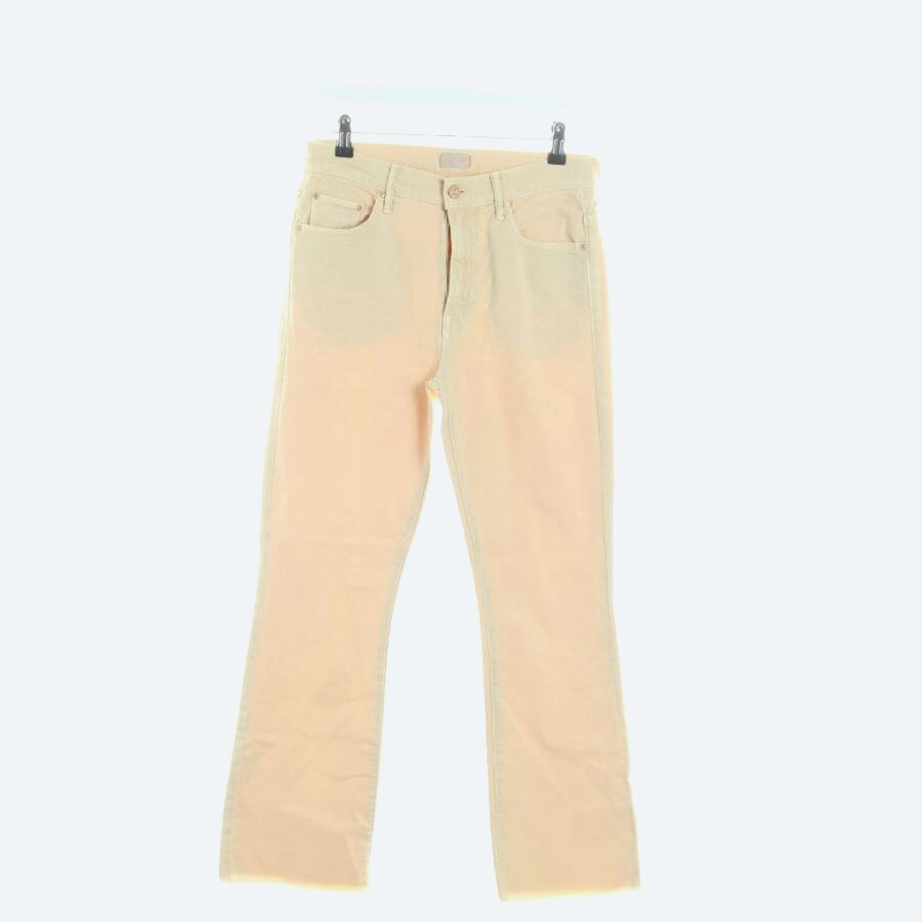 Image 1 of Jeans Bootcut W28 Cream in color White | Vite EnVogue