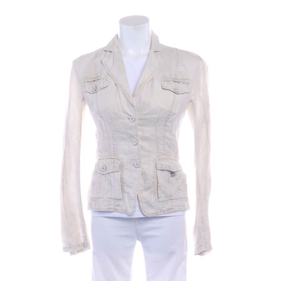 Image 1 of Linen Jacket 36 Beige in color White | Vite EnVogue