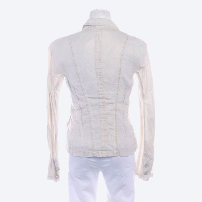 Image 2 of Linen Jacket 36 Beige in color White | Vite EnVogue