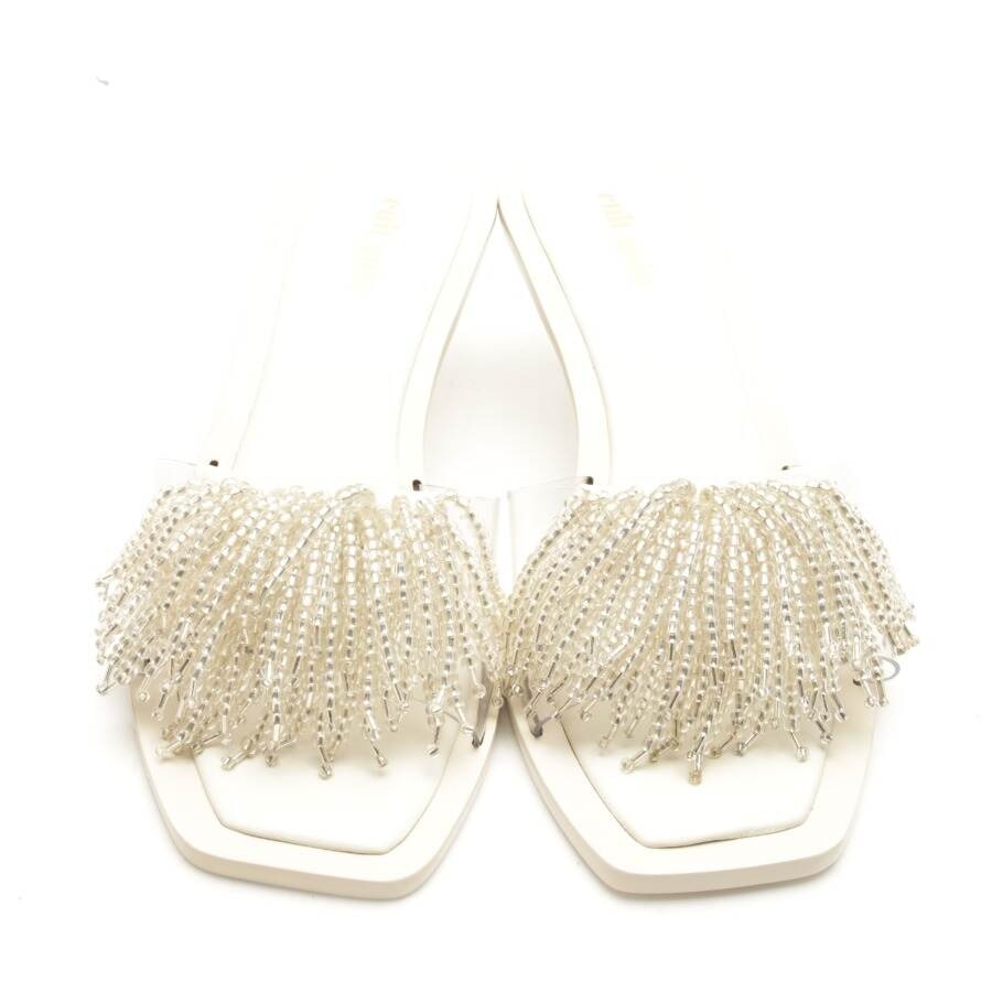 Image 2 of Heeled Sandals EUR 36.5 White in color White | Vite EnVogue