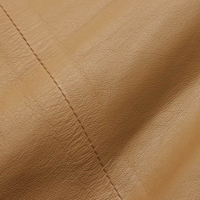 Image 4 of Leather Coat 34 Camel in color Brown | Vite EnVogue