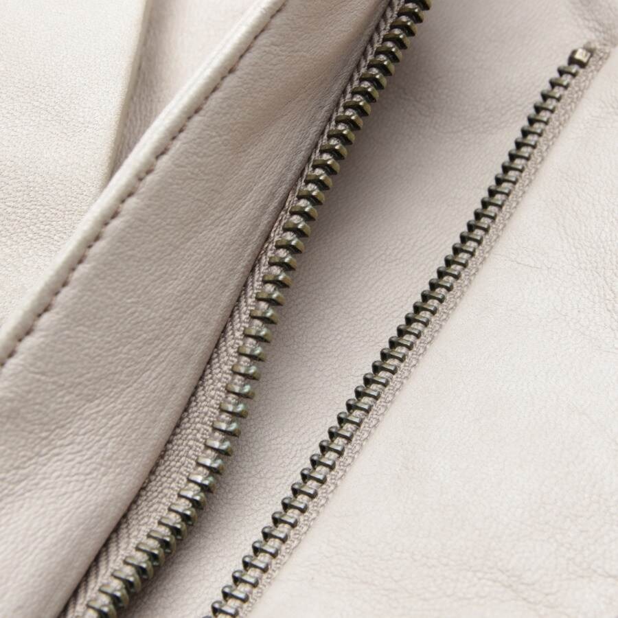 Image 4 of LeatherJacket 42 Beige in color White | Vite EnVogue