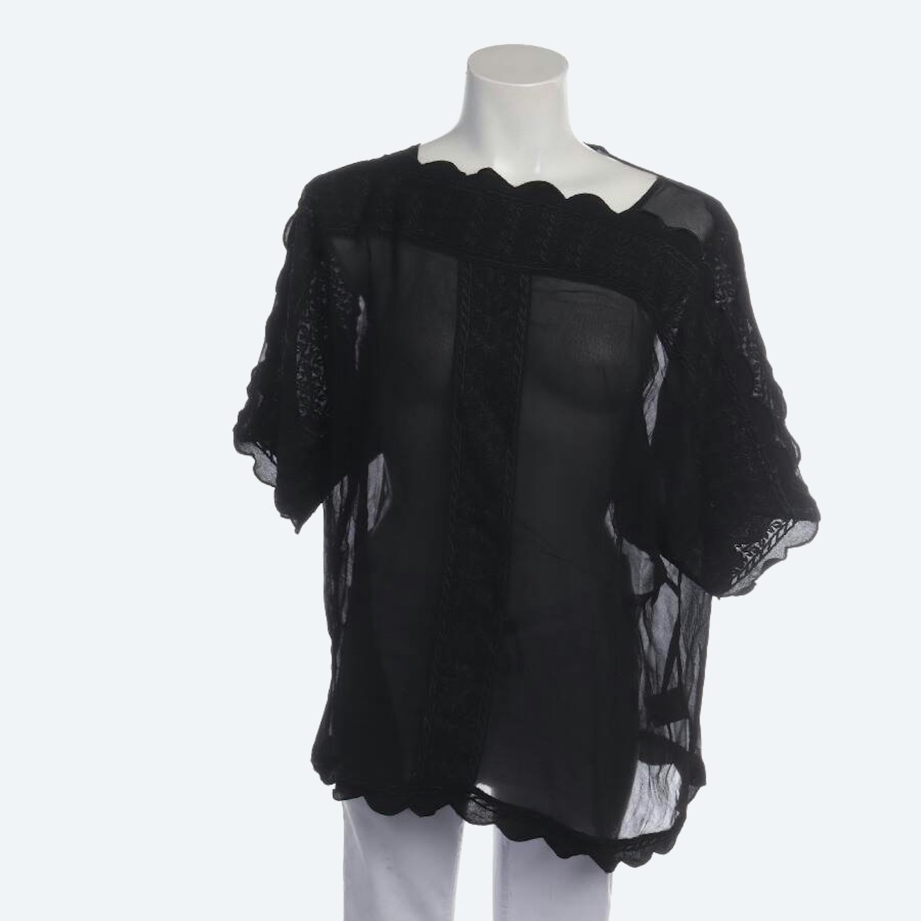 Image 1 of Shirt Blouse 38 Black in color Black | Vite EnVogue