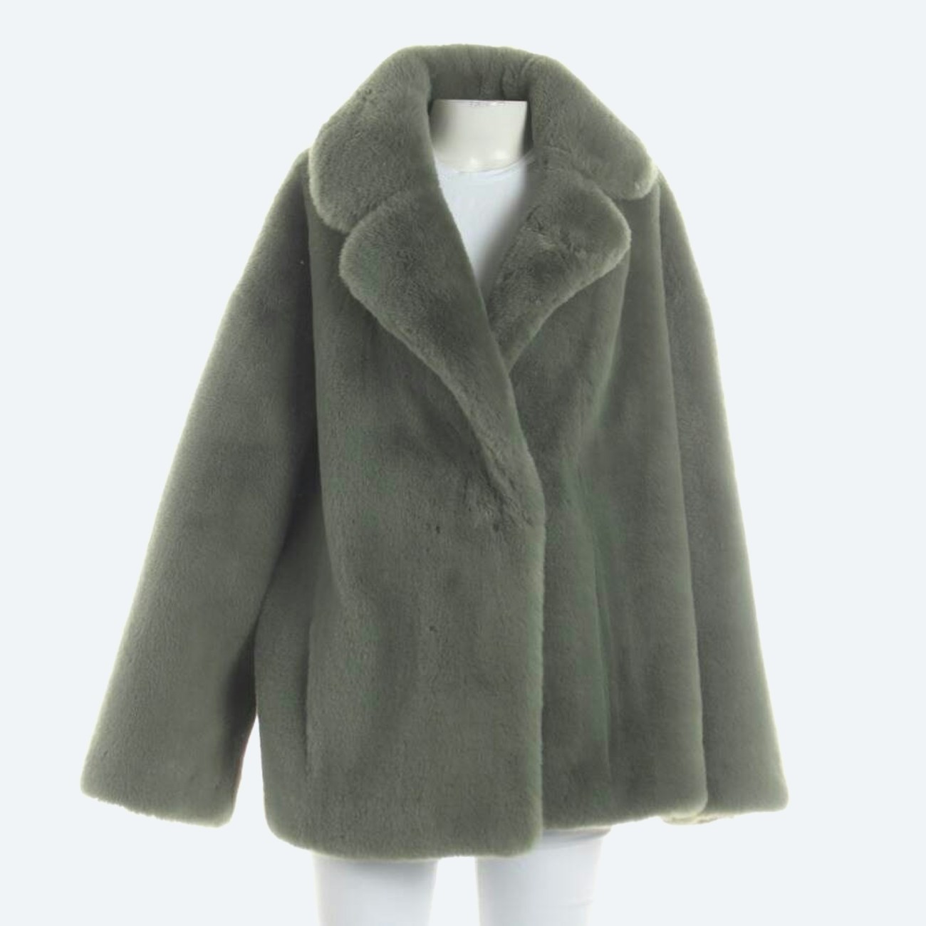 Image 1 of Winter Coat 36 Green in color Green | Vite EnVogue