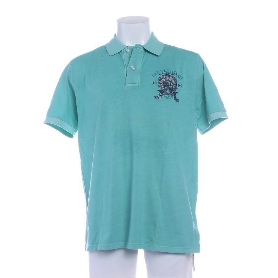 Image 1 of Polo Shirt XL Turquoise in color Blue | Vite EnVogue