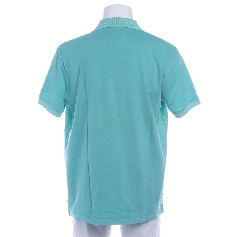 Image 2 of Polo Shirt XL Turquoise in color Blue | Vite EnVogue
