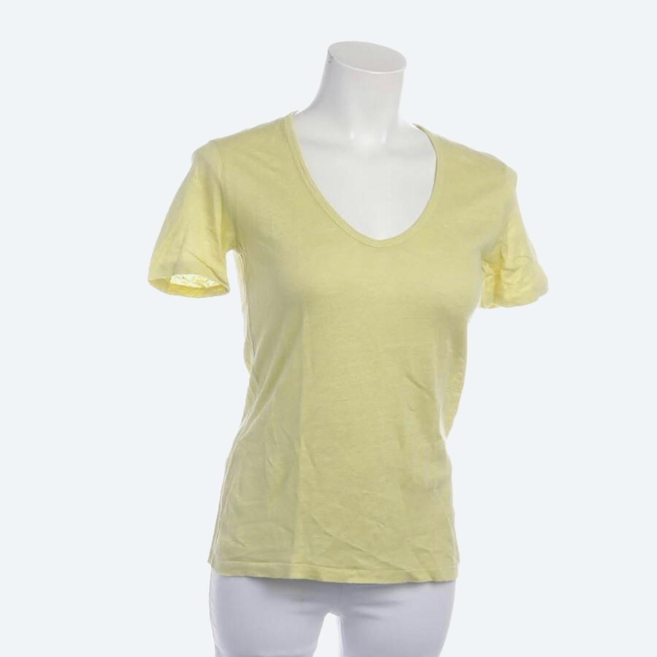 Image 1 of Linen Shirt S Mustard Yellow in color Yellow | Vite EnVogue
