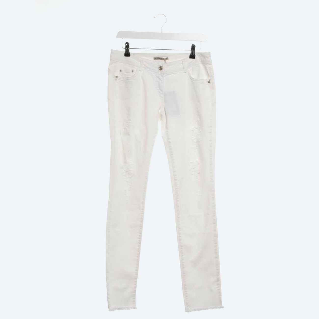 Image 1 of Jeans Straight Fit W30 White in color White | Vite EnVogue