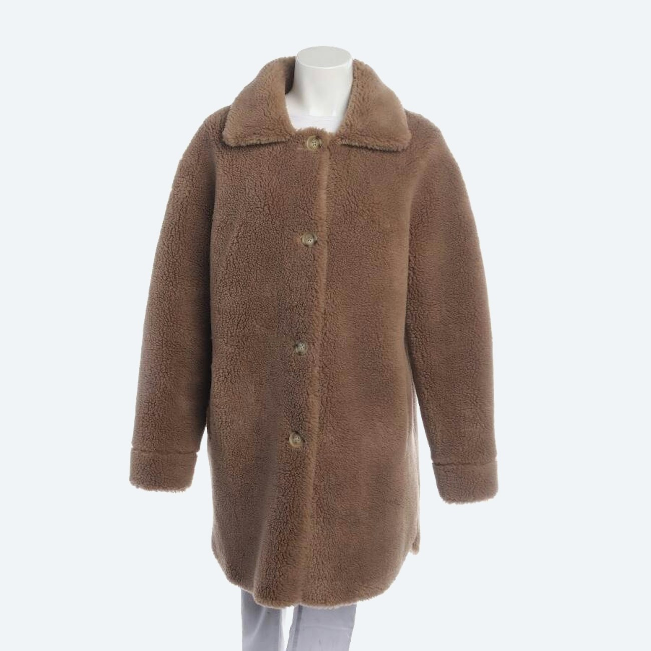 Image 1 of Winter Coat 42 Light Brown in color Brown | Vite EnVogue
