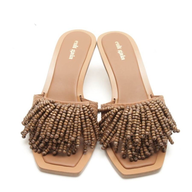 Heeled Sandals EUR 40.5 Brown | Vite EnVogue