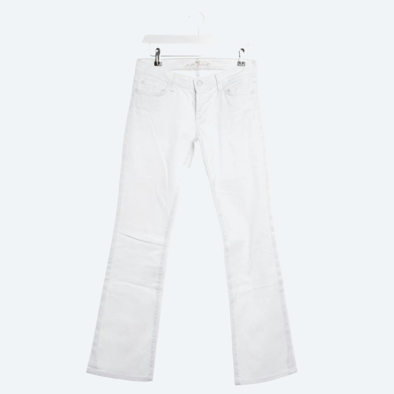 Image 1 of Jeans Bootcut W27 White in color White | Vite EnVogue