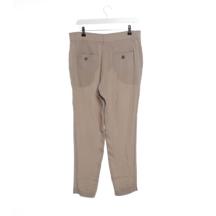 Image 2 of Silk Pants 36 Light Brown in color Brown | Vite EnVogue