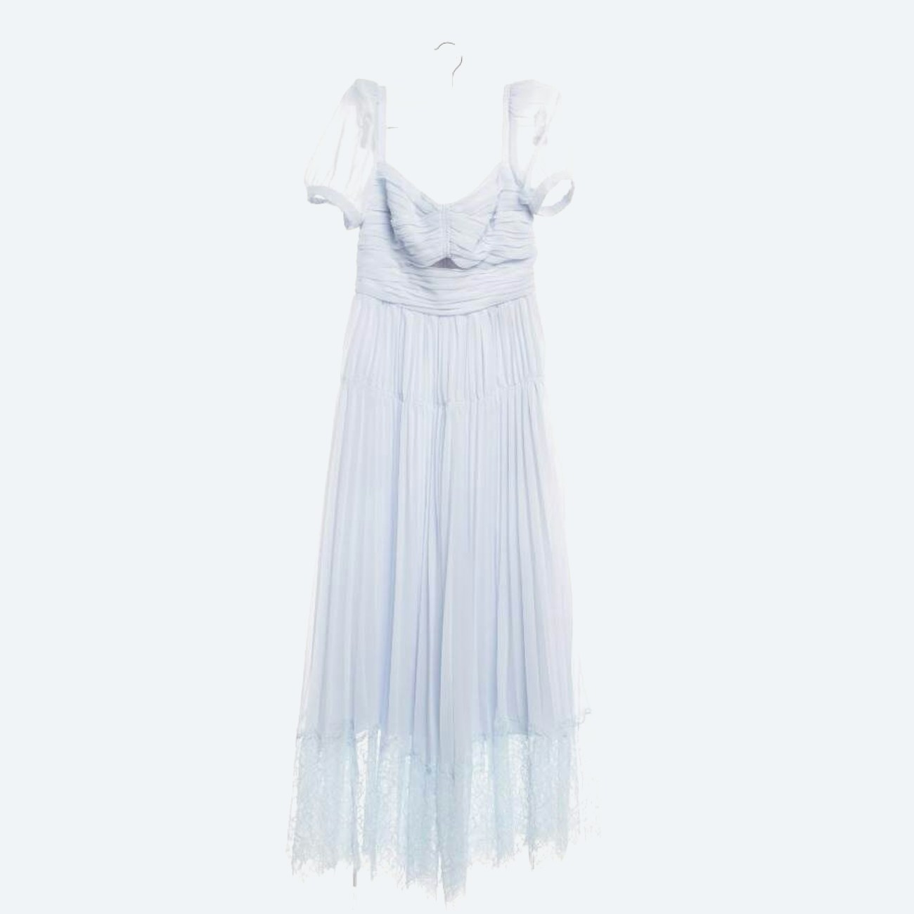 Image 1 of Evening Gown 32 Light Blue in color Blue | Vite EnVogue