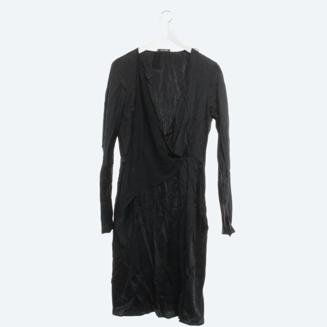 Image 1 of Silk Dress 40 Black in color Black | Vite EnVogue
