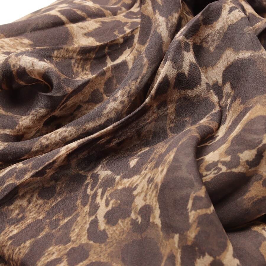 Image 3 of Silk Dress XS Dark Brown in color Brown | Vite EnVogue