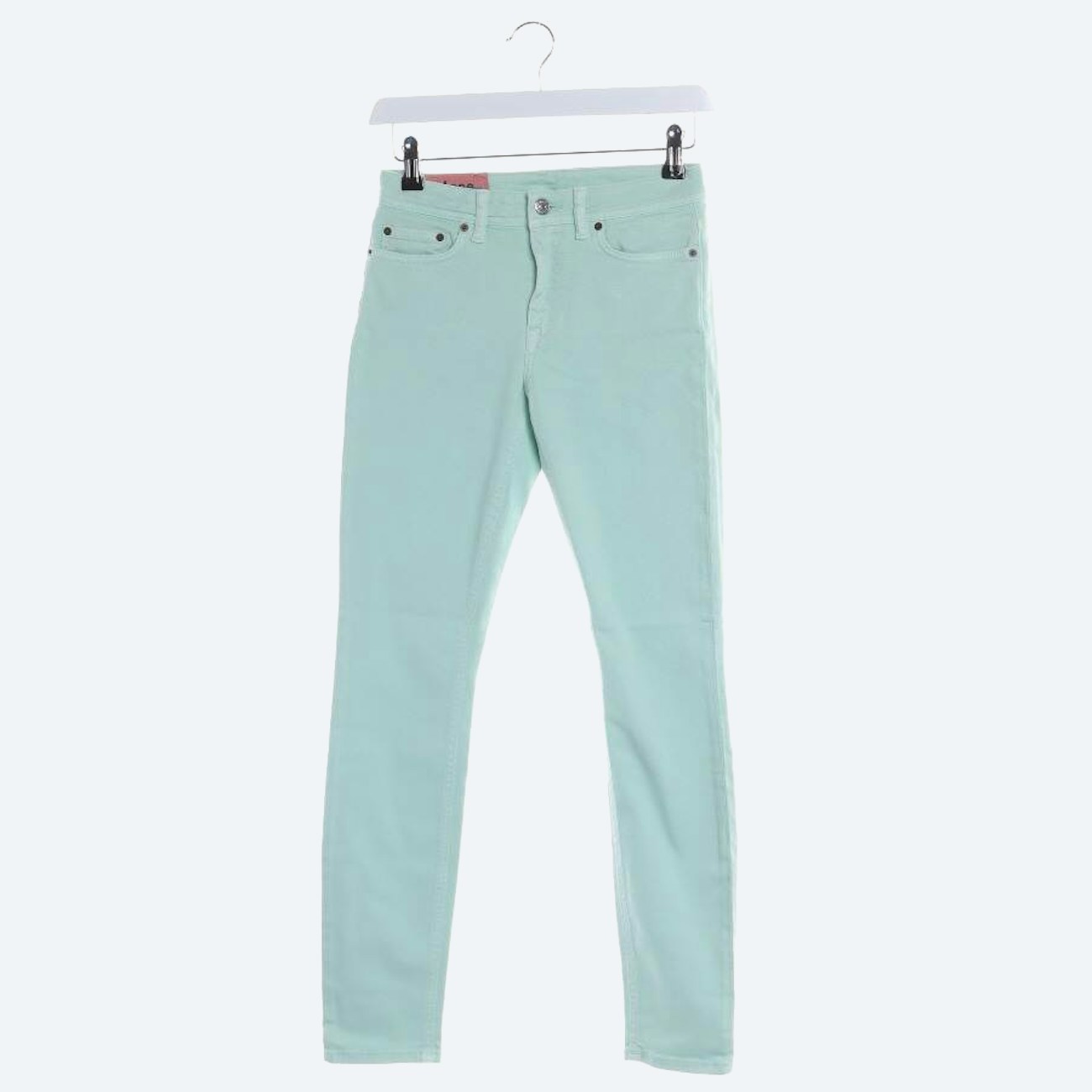Image 1 of Jeans Slim Fit W26 Green in color Green | Vite EnVogue