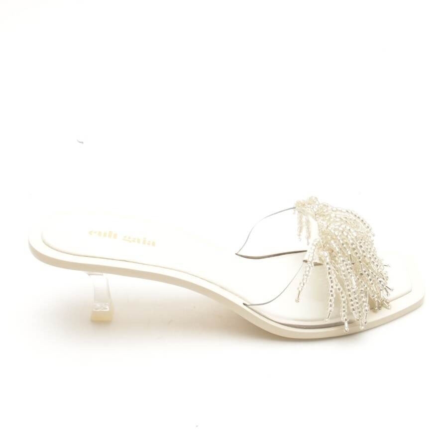 Image 1 of Heeled Sandals EUR 39.5 White in color White | Vite EnVogue