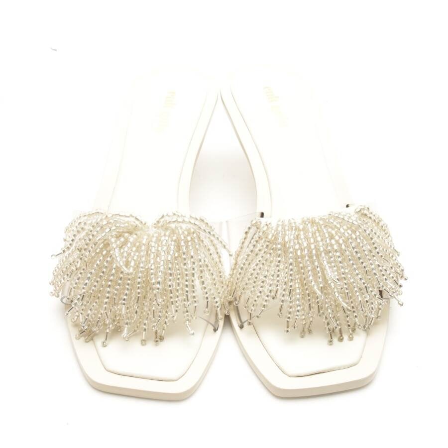 Image 2 of Heeled Sandals EUR 39.5 White in color White | Vite EnVogue