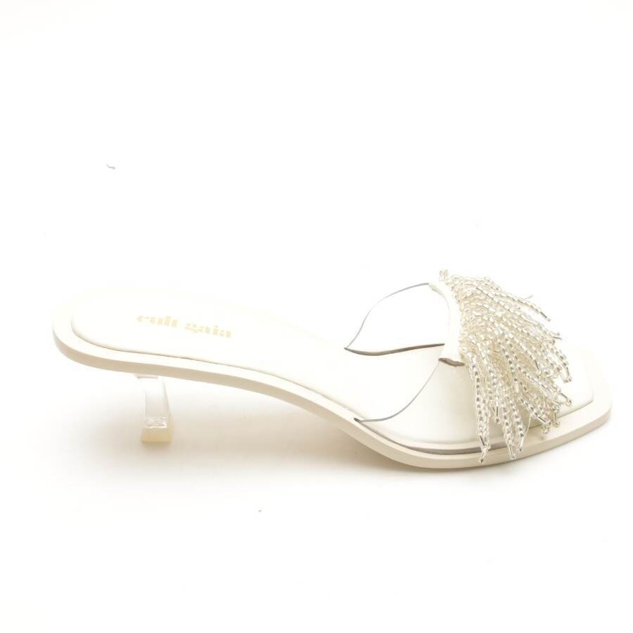Image 1 of Heeled Sandals EUR 40 White in color White | Vite EnVogue