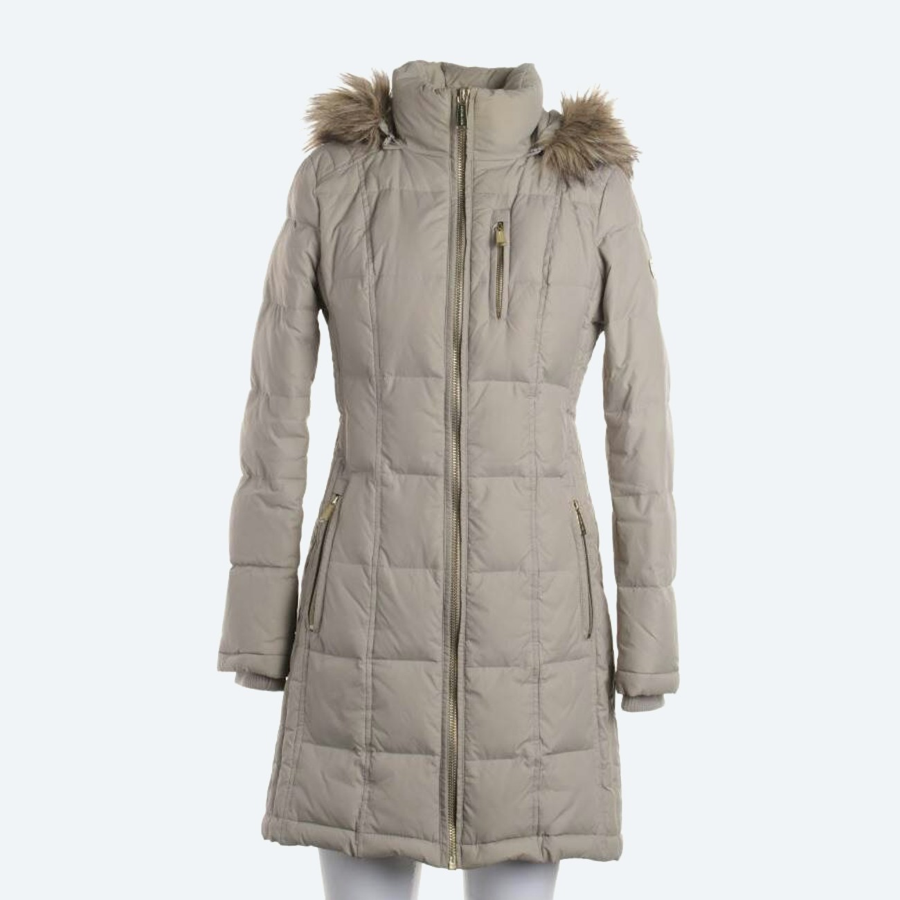 Image 1 of Winter Jacket XS Beige in color White | Vite EnVogue