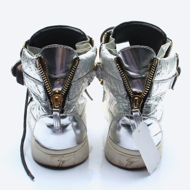 Image 3 of High-Top Sneakers EUR 41.5 Silver in color Metallic | Vite EnVogue