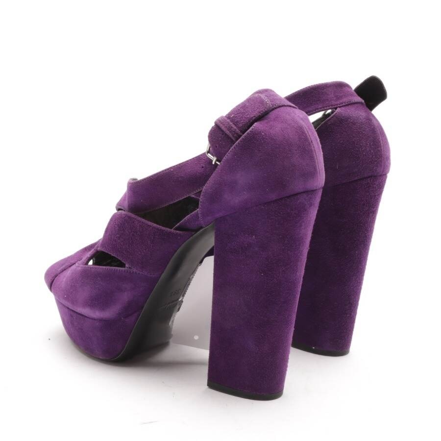 Image 2 of Heeled Sandals EUR 39.5 Purple in color Purple | Vite EnVogue