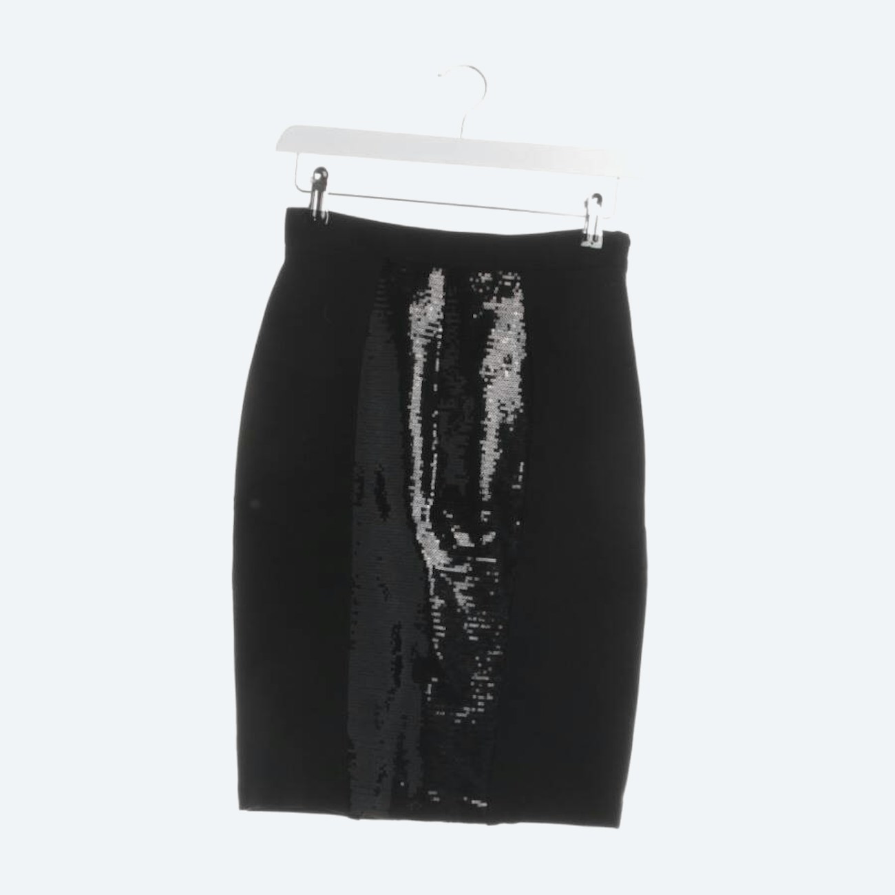 Image 1 of Skirt 34 Black in color Black | Vite EnVogue