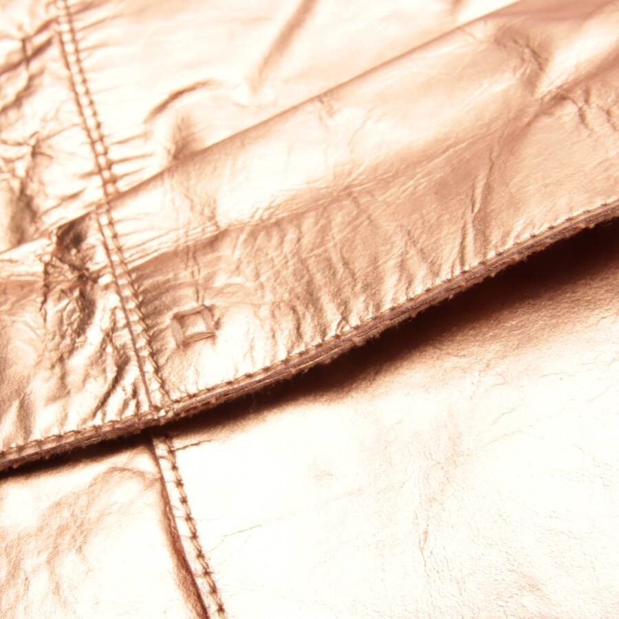 Image 4 of LeatherJacket 38 Rose Gold in color Metallic | Vite EnVogue