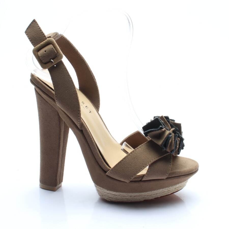 Image 1 of Heeled Sandals EUR 39 Camel in color Brown | Vite EnVogue