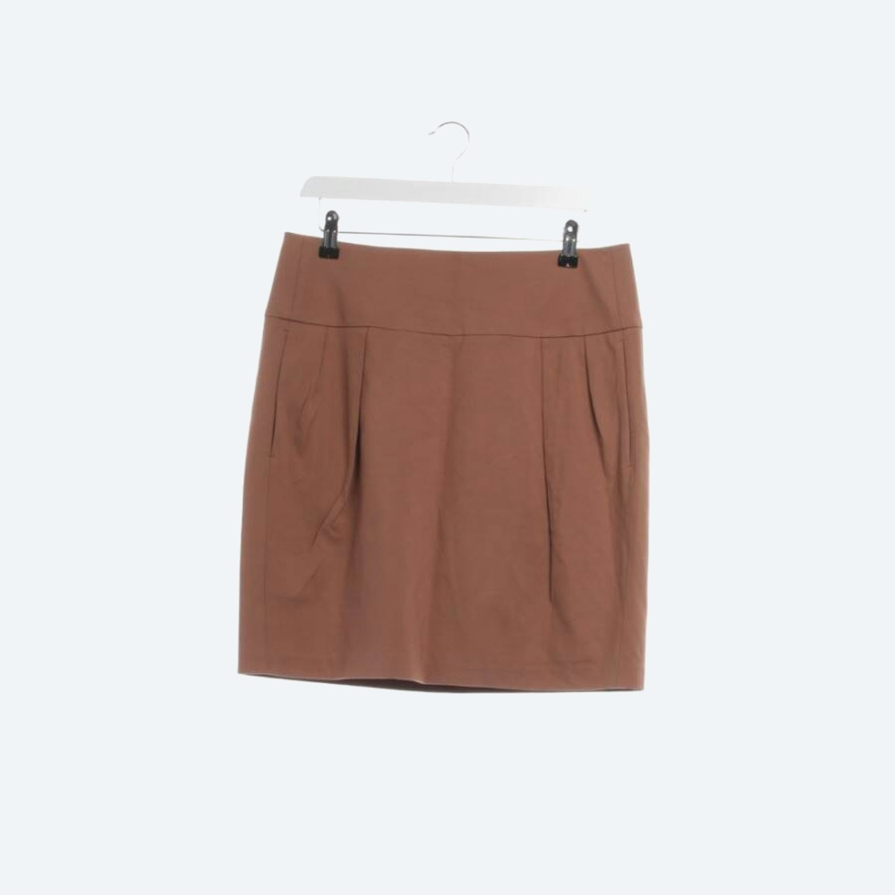 Image 1 of Skirt 38 Brown in color Brown | Vite EnVogue