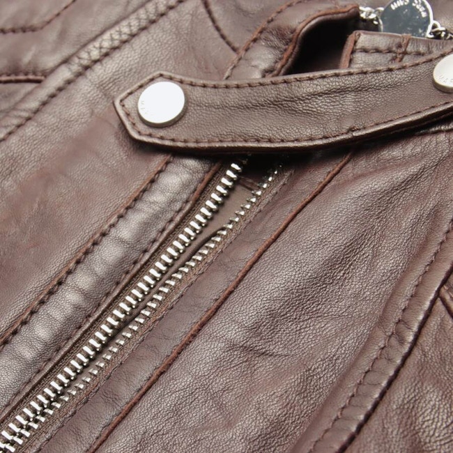 Image 3 of LeatherJacket 34 Brown in color Brown | Vite EnVogue
